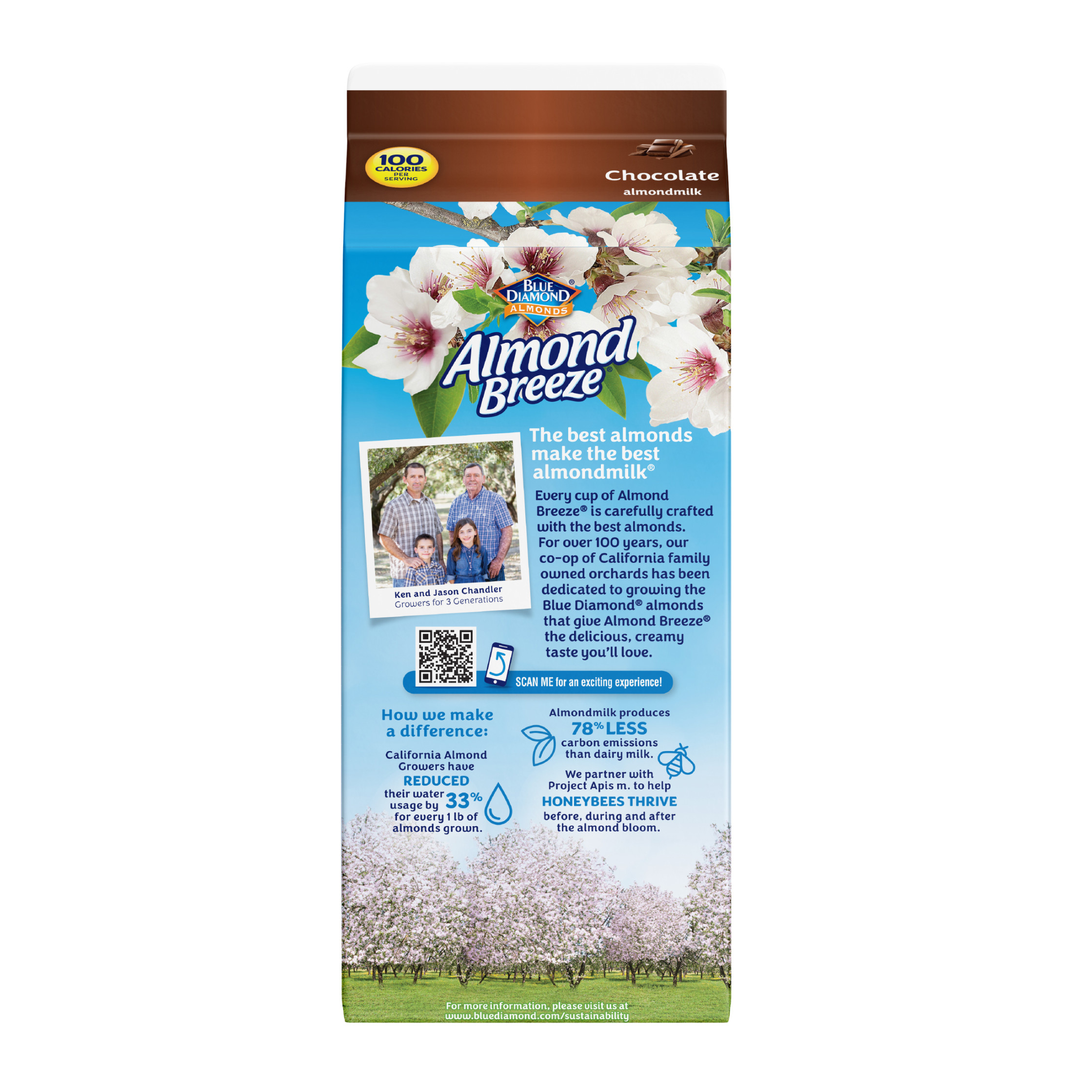 Almond Breeze Chocolate Almond Milk, 64 oz thumbnail 4