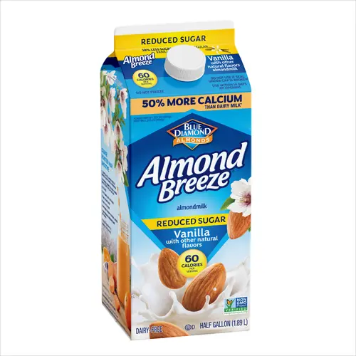 Almond Breeze Reduced Sugar Vanilla Almond Milk, 64 oz thumbnail 2