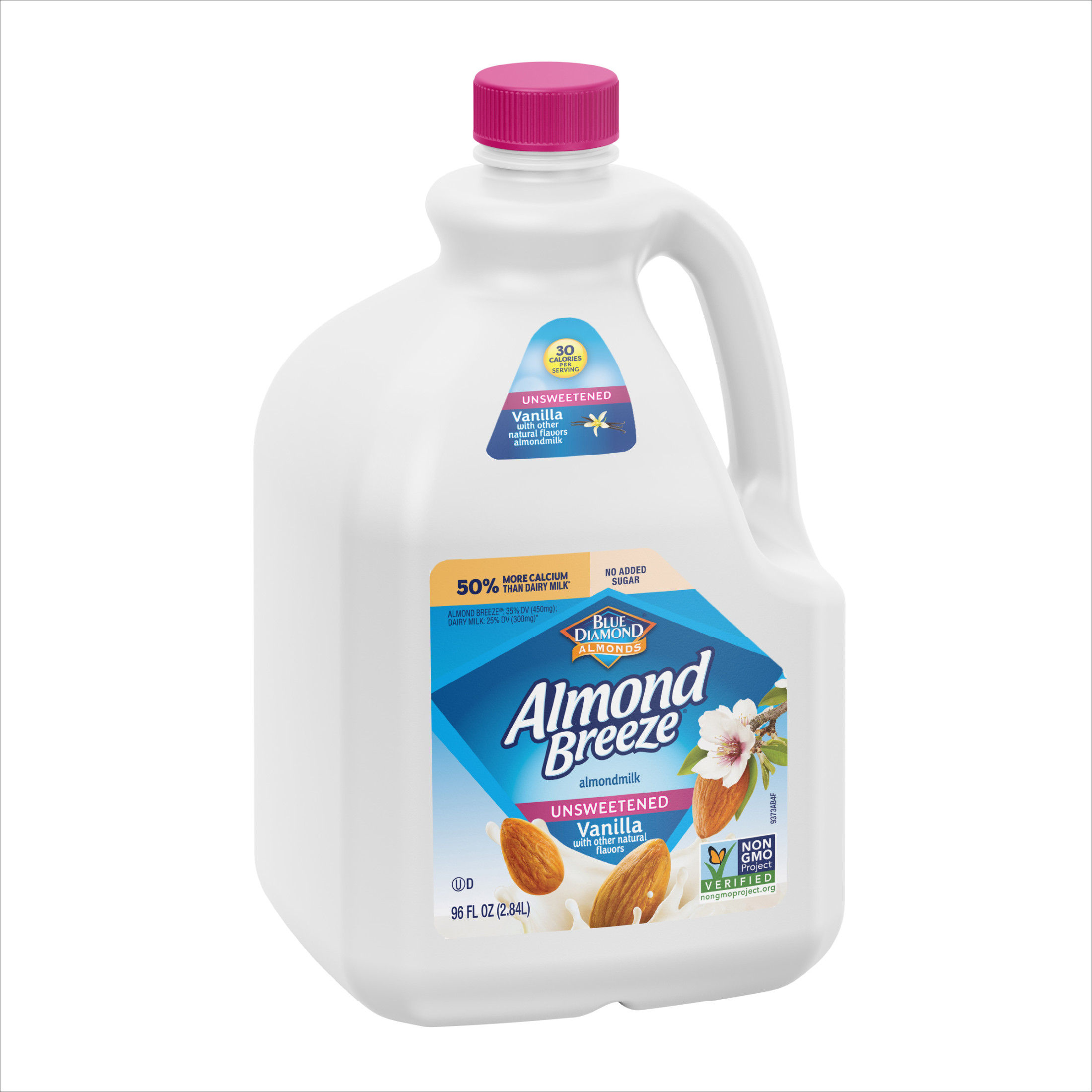 Almond Breeze Unsweetened Vanilla Almond Milk, 96 fl oz thumbnail 2