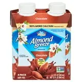 Almond Breeze Chocolate Almondmilk, Non GMO,  8 oz (Pack of 4), Shelf Stable, Cardboard Carton