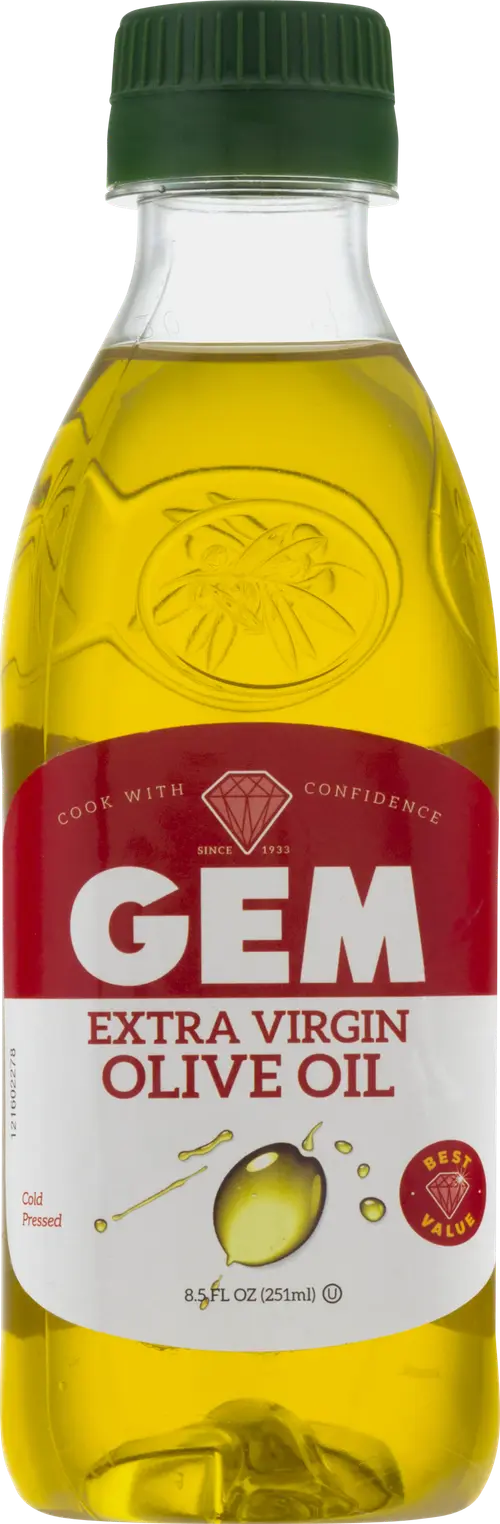 GEM Extra Virgin Olive Oil for Seasoning and Finishing, 8.5 fl oz thumbnail 2