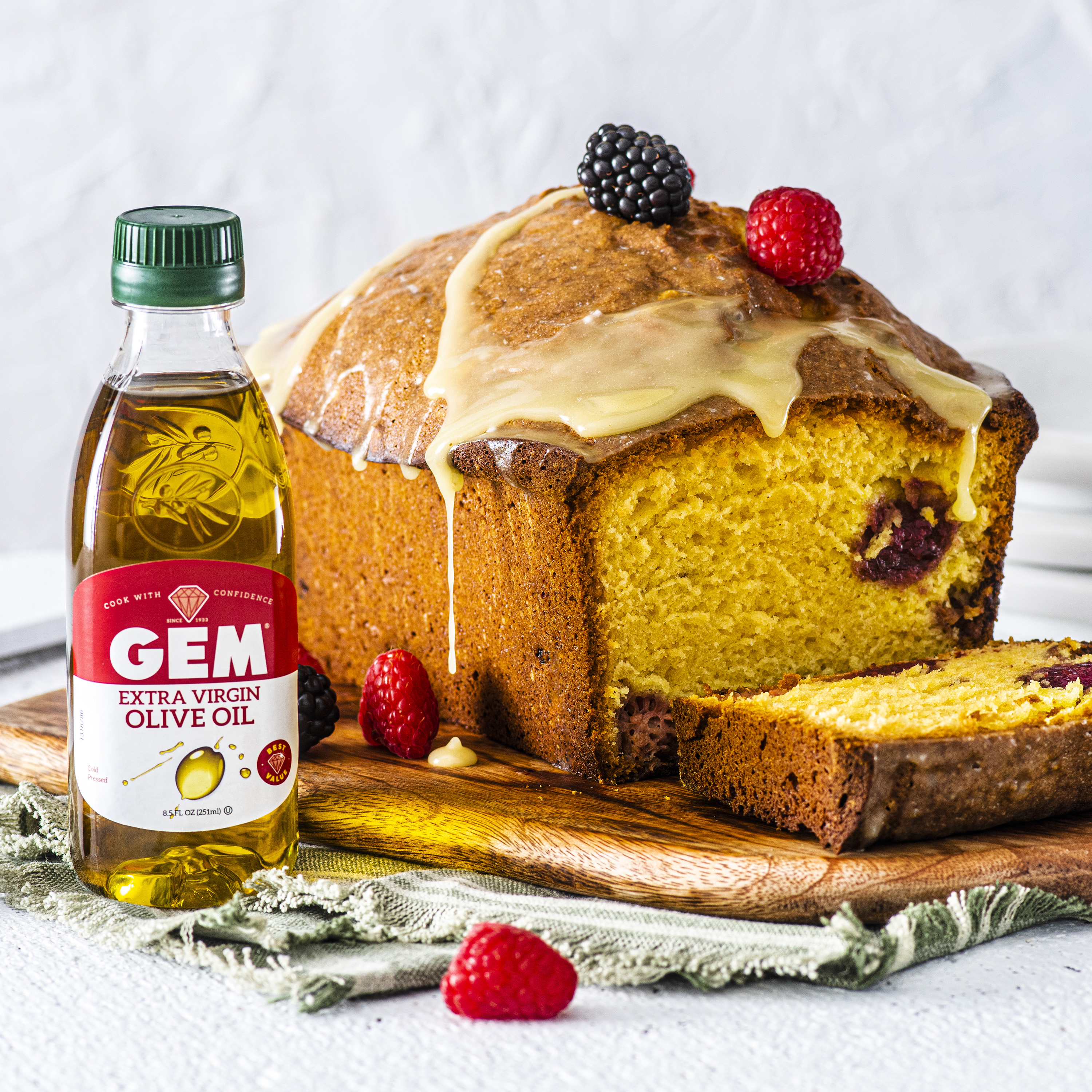 GEM Extra Virgin Olive Oil for Seasoning and Finishing, 8.5 fl oz thumbnail 4