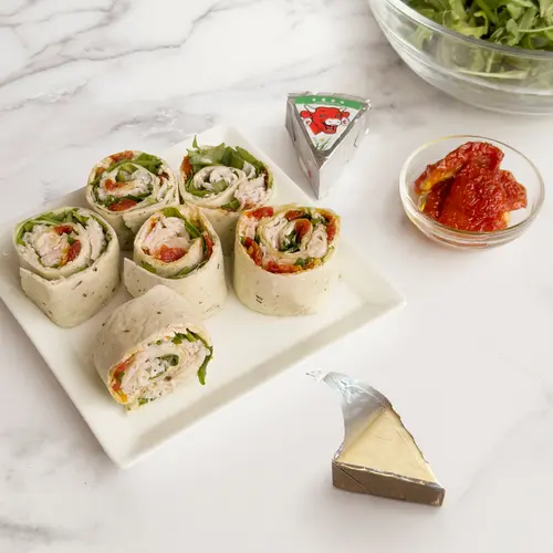 The Laughing Cow Garlic and Herb Spreadable Cheese Wedge, 5.4 oz Box. Refrigerated thumbnail 4