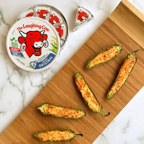 The Laughing Cow Original Spreadable Swiss Cheese Wedge, 5.4 oz Box. Refrigerated thumbnail 2