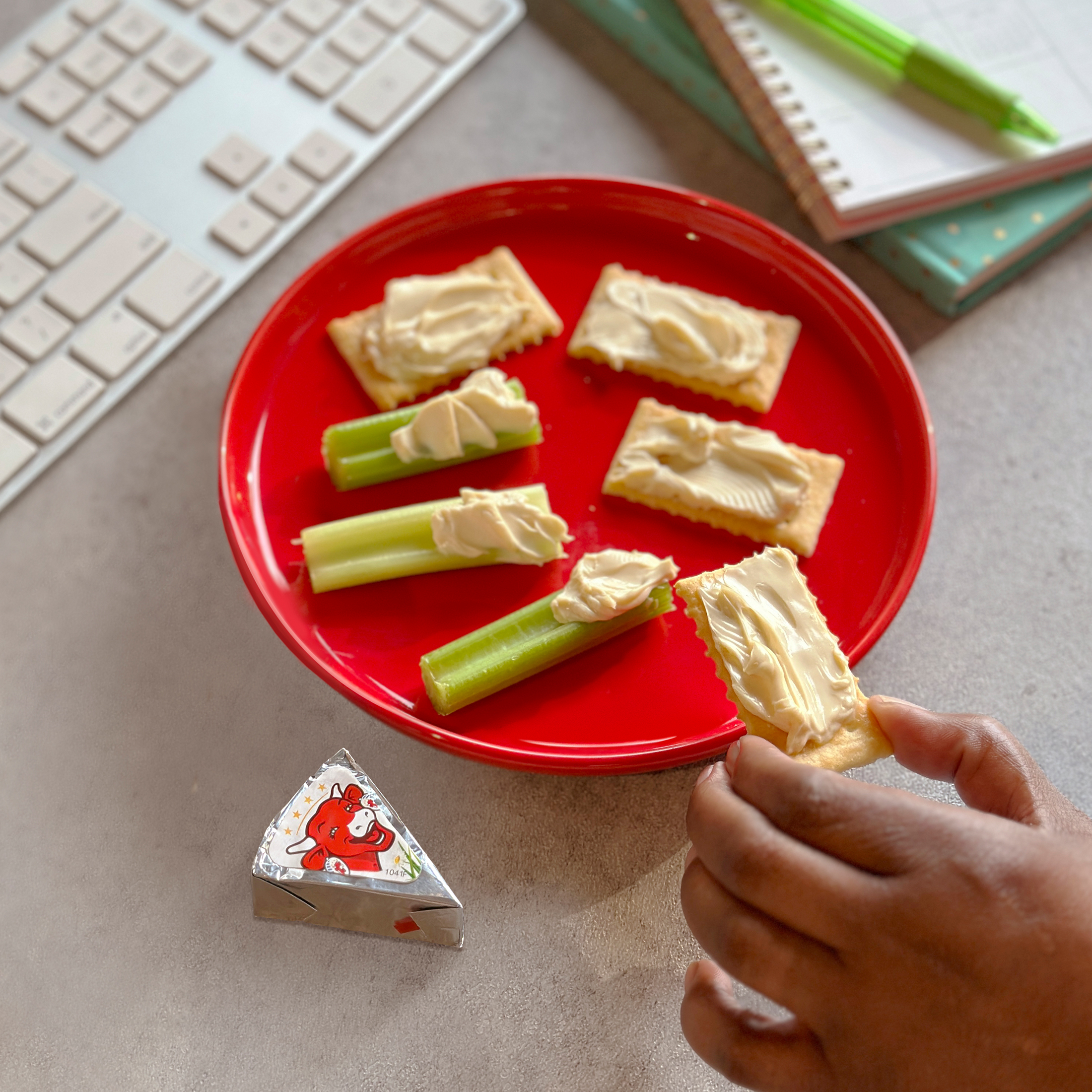 The Laughing Cow Original Spreadable Swiss Cheese Wedge, 5.4 oz Box. Refrigerated thumbnail 4