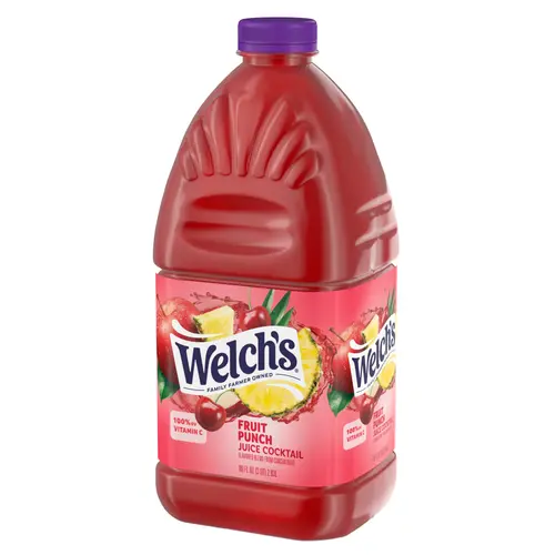 Welch's Fruit Punch Juice Cocktail, 96 fl oz Bottle thumbnail 3