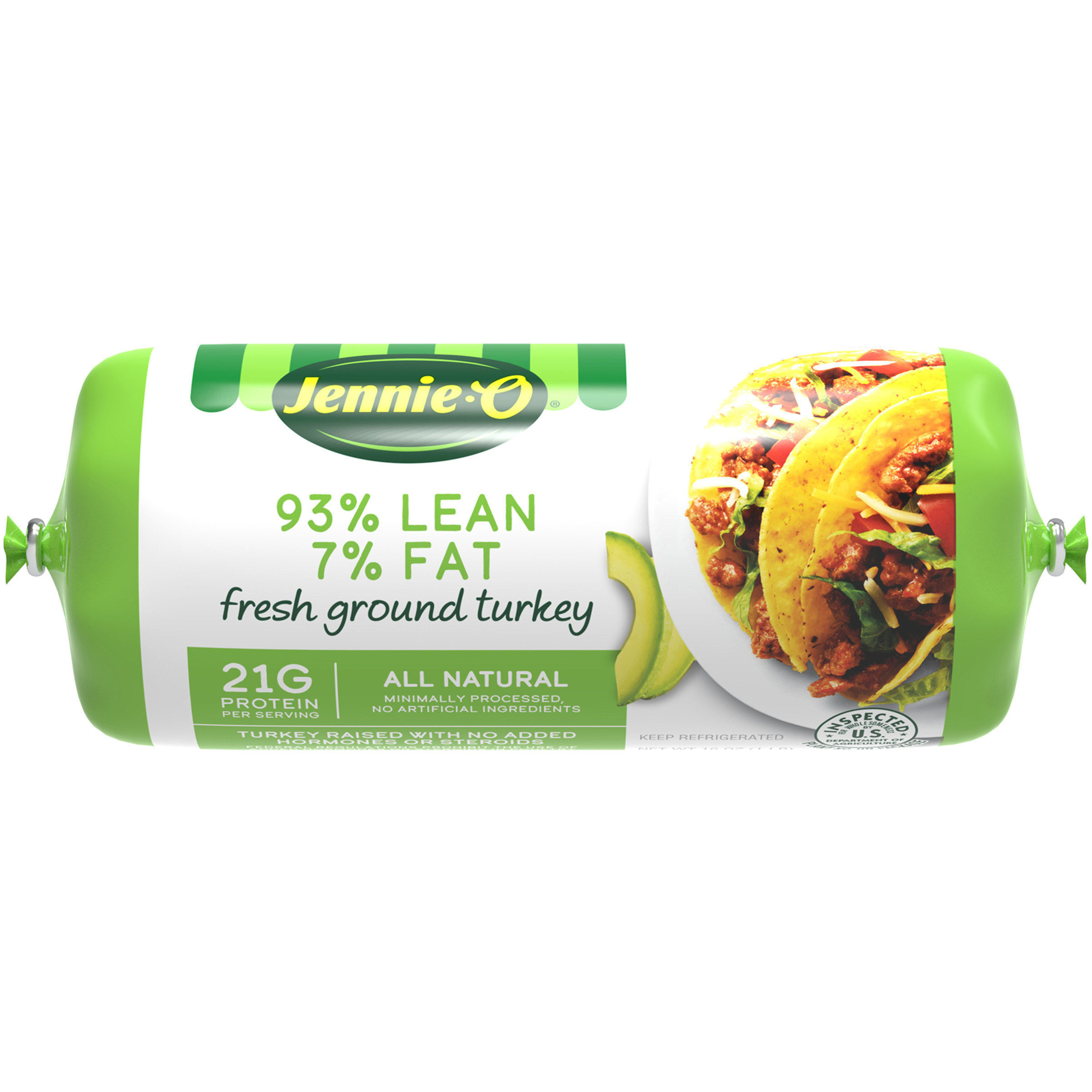 JENNIE-O Ground Turkey 93/7 Chub 16 oz thumbnail 2
