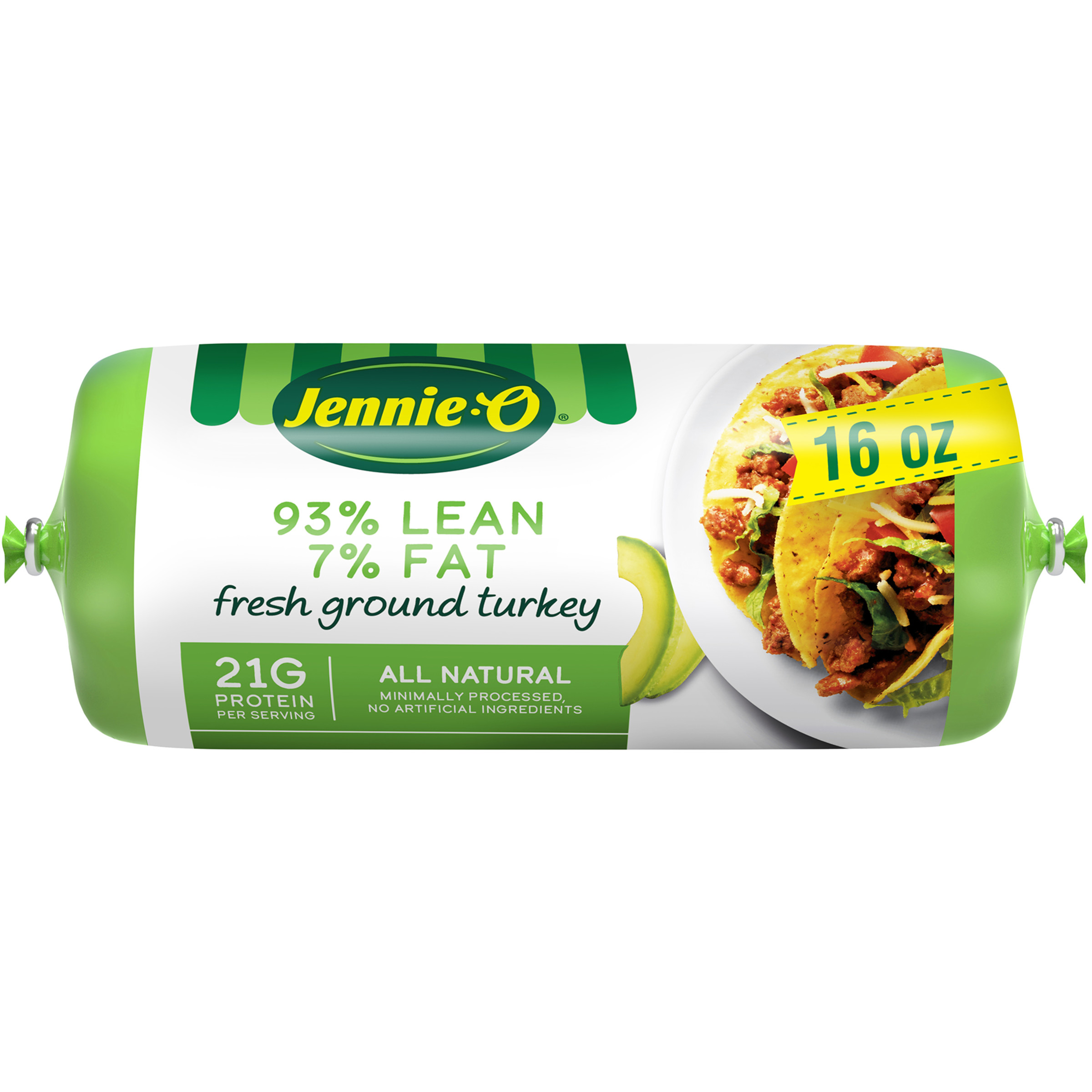JENNIE-O Ground Turkey 93/7 Chub 16 oz thumbnail 4
