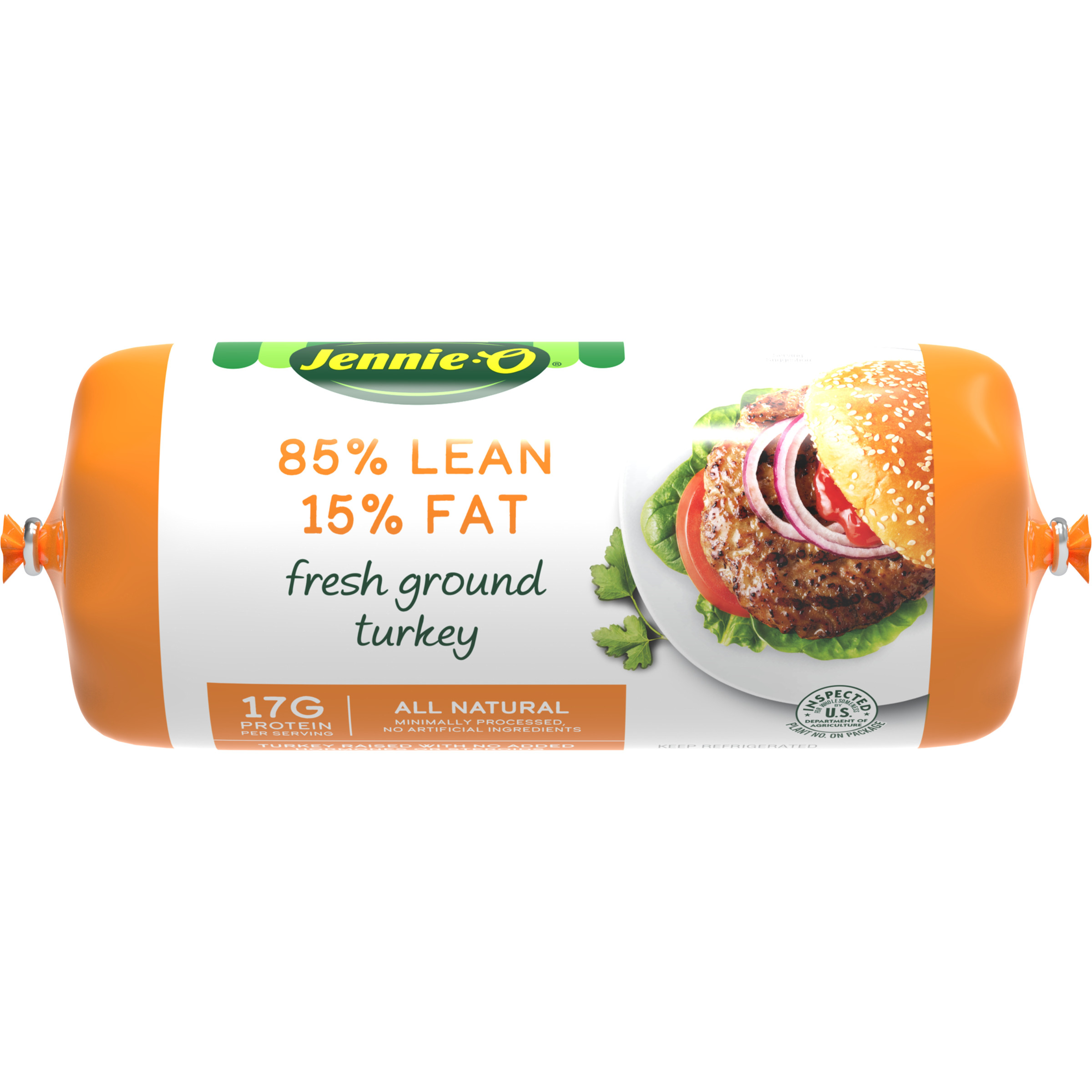 JENNIE-O Ground Turkey 85% Lean / 15% Fat - 3 lb. chub 48 oz thumbnail 4