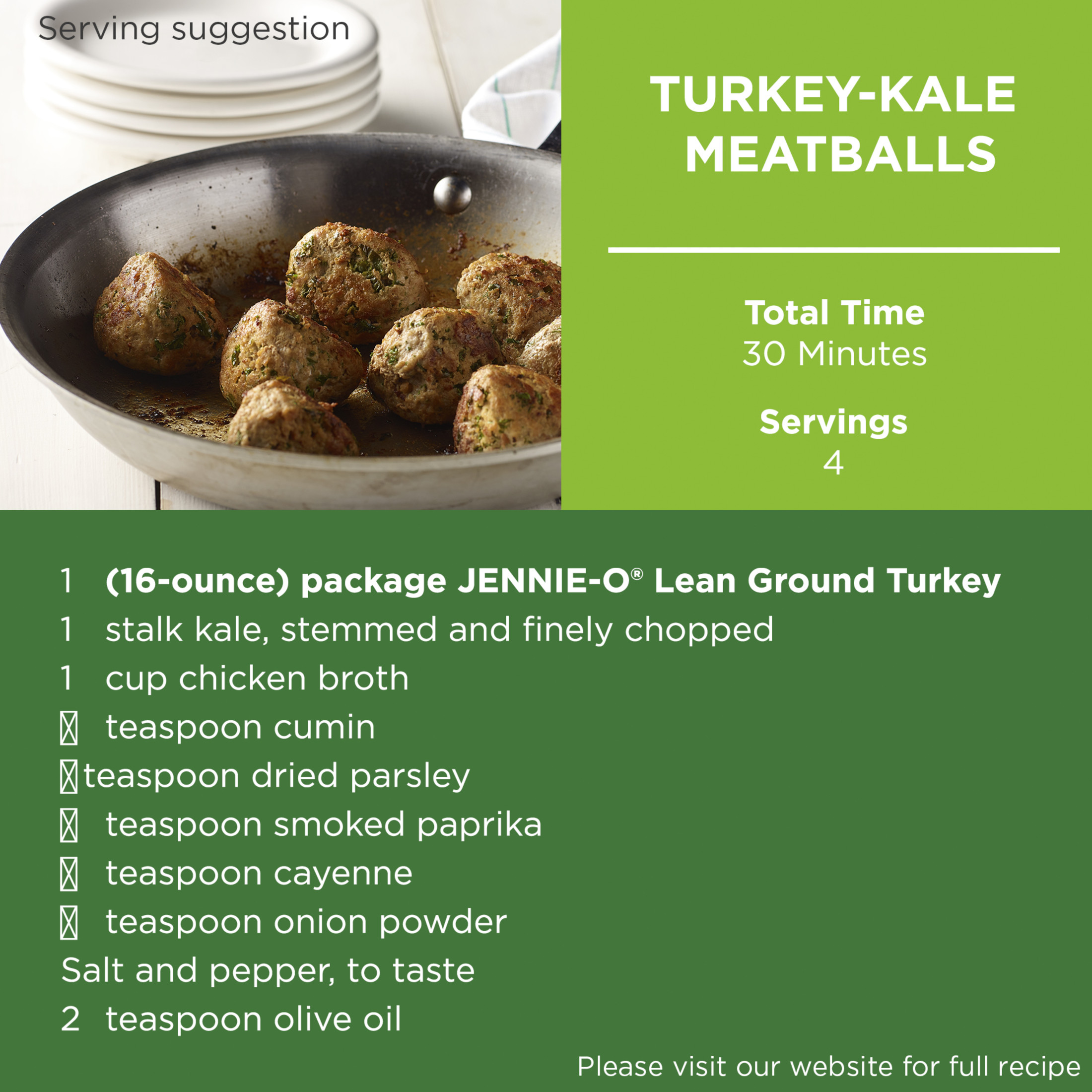 JENNIE-O Ground Fresh Lean Ground Turkey, 90% Lean/10% Fat, All Natural, Refrigerated, 3 lb Plastic Roll thumbnail 2