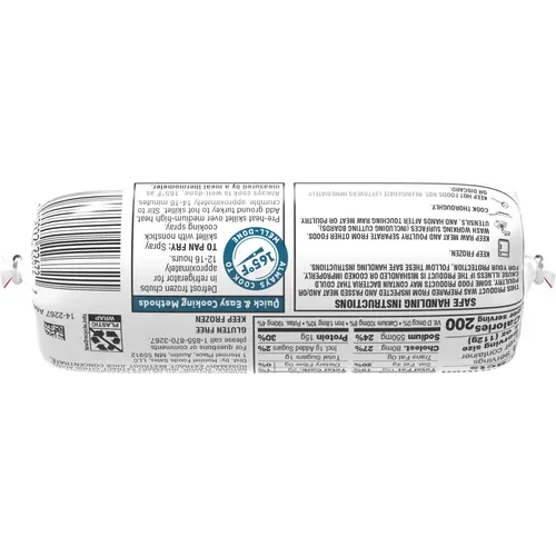 FESTIVE Italian Seasoned Ground Turkey, Frozen, 1 lb Roll thumbnail 3