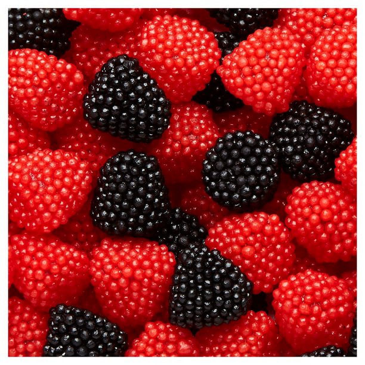 HARIBO Berries Original Red and Black Raspberry Gummies Fruit Flavor Crunchy and Chewy Gummy Candy, 8oz, Share Size Bag thumbnail 4