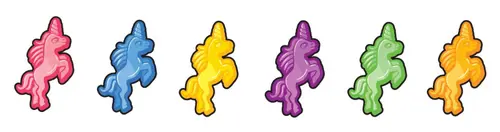 HARIBO Unicorn-i-licious Gummies Assorted Fruit Flavor Gummy Candy, 4 oz, Share Size Peg Bag thumbnail 4