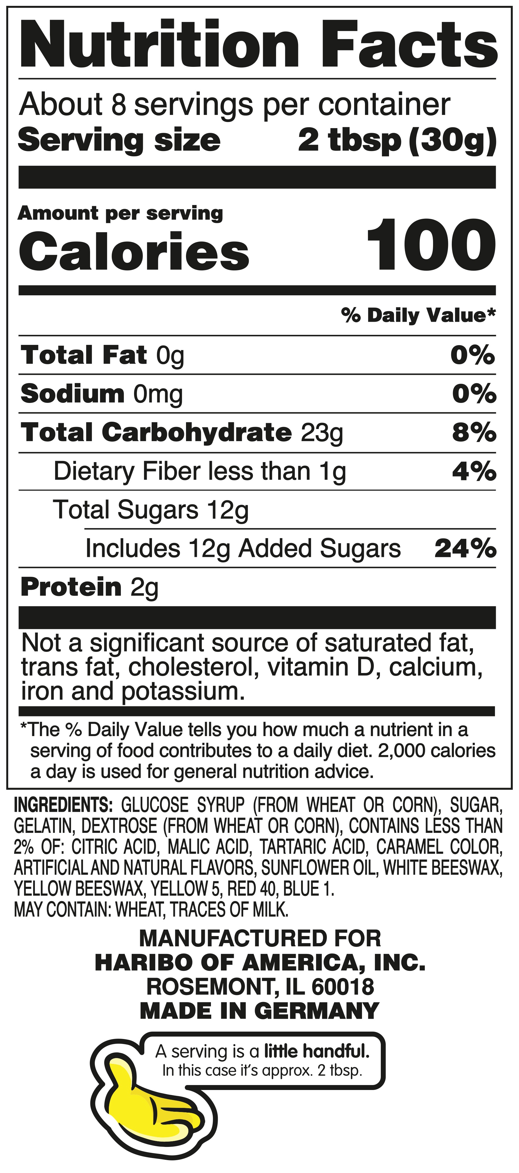 HARIBO Starmix Gummi Candies, Thin, Pack of 1, 8 oz Peg Bag thumbnail 3