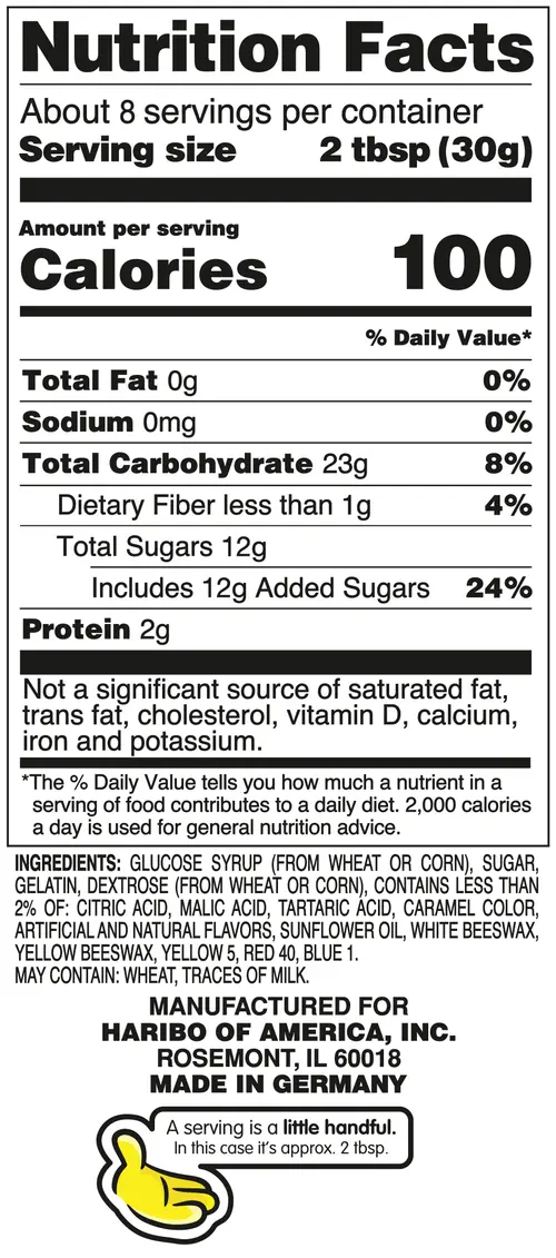 HARIBO Starmix Gummi Candies, Thin, Pack of 1, 8 oz Peg Bag thumbnail 3
