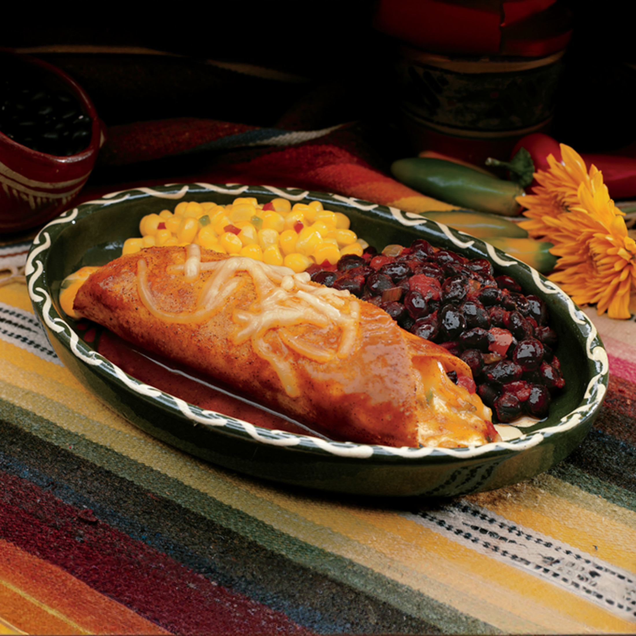 Amy's Frozen Meals, Cheese Enchilada Whole Meal, Gluten Free Microwave Meal, 9 oz thumbnail 3