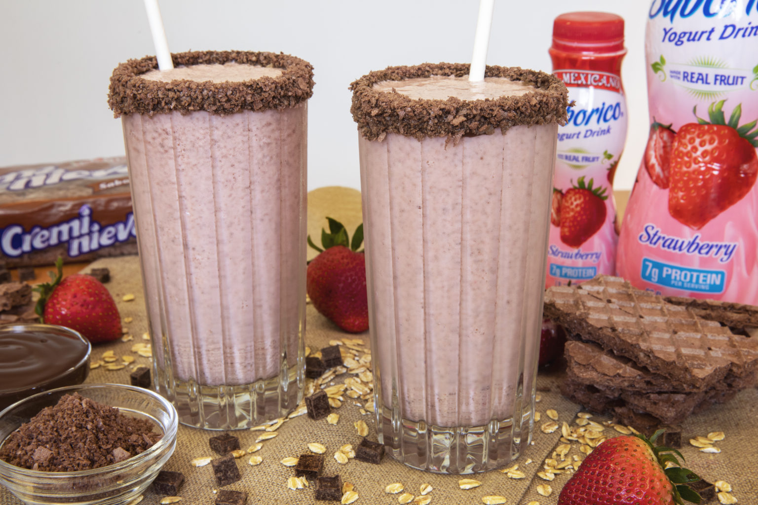 El Mexicano Saborico, Strawberry Protein Yogurt Drink 7 fl oz Bottle thumbnail 4