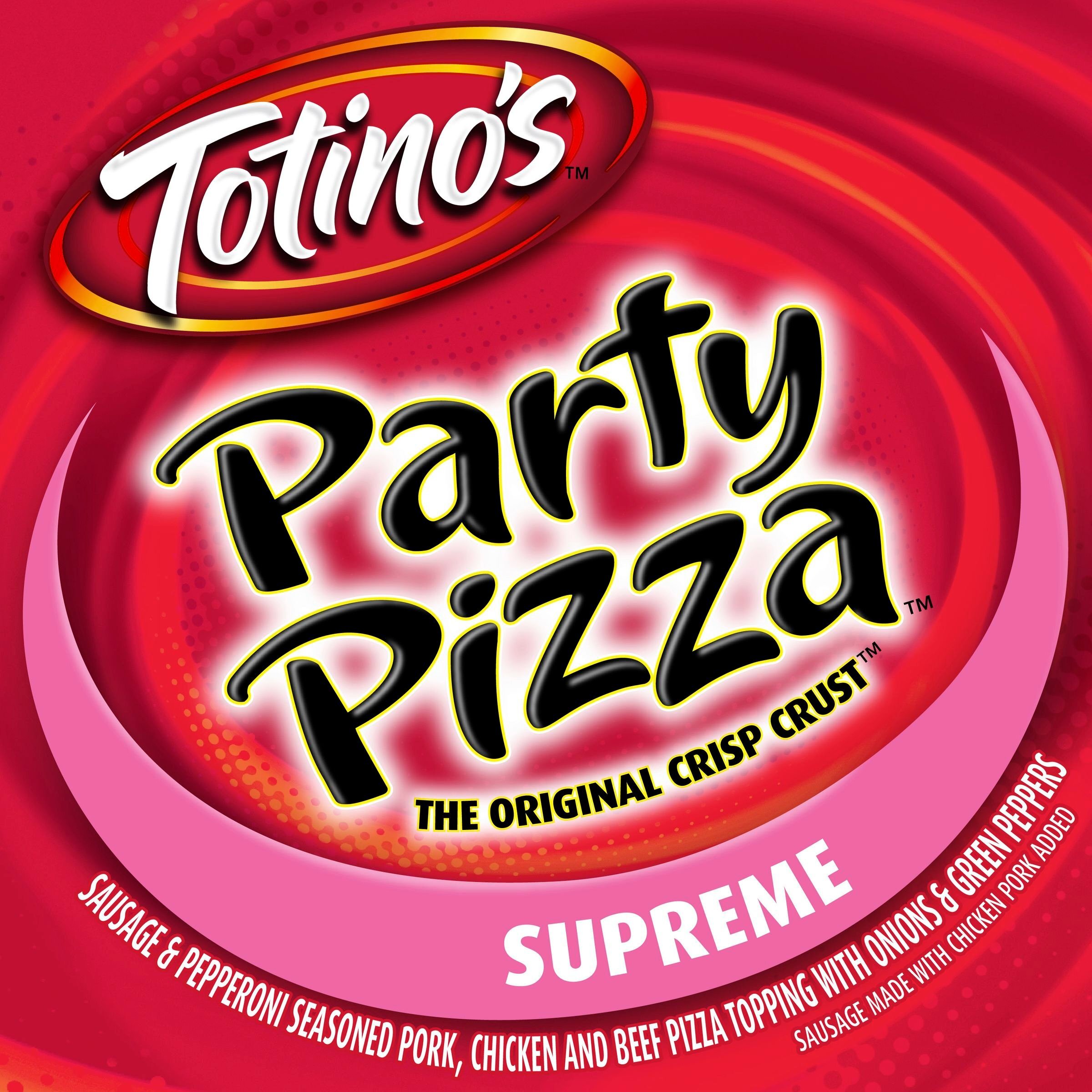 Totino's Party Pizza, Supreme, Frozen Snacks, 1 Ct, 10.9 oz thumbnail 3