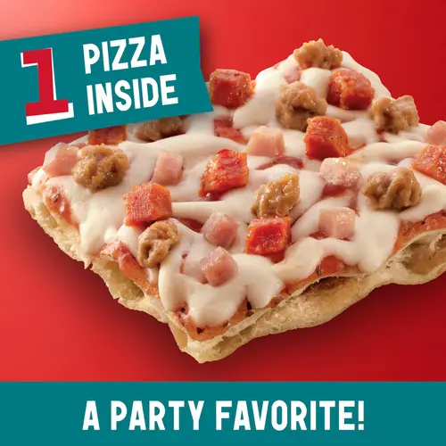 Totino's Party Pizza, Triple Meat, Frozen Snacks, 1 Ct, 10.5 oz thumbnail 4
