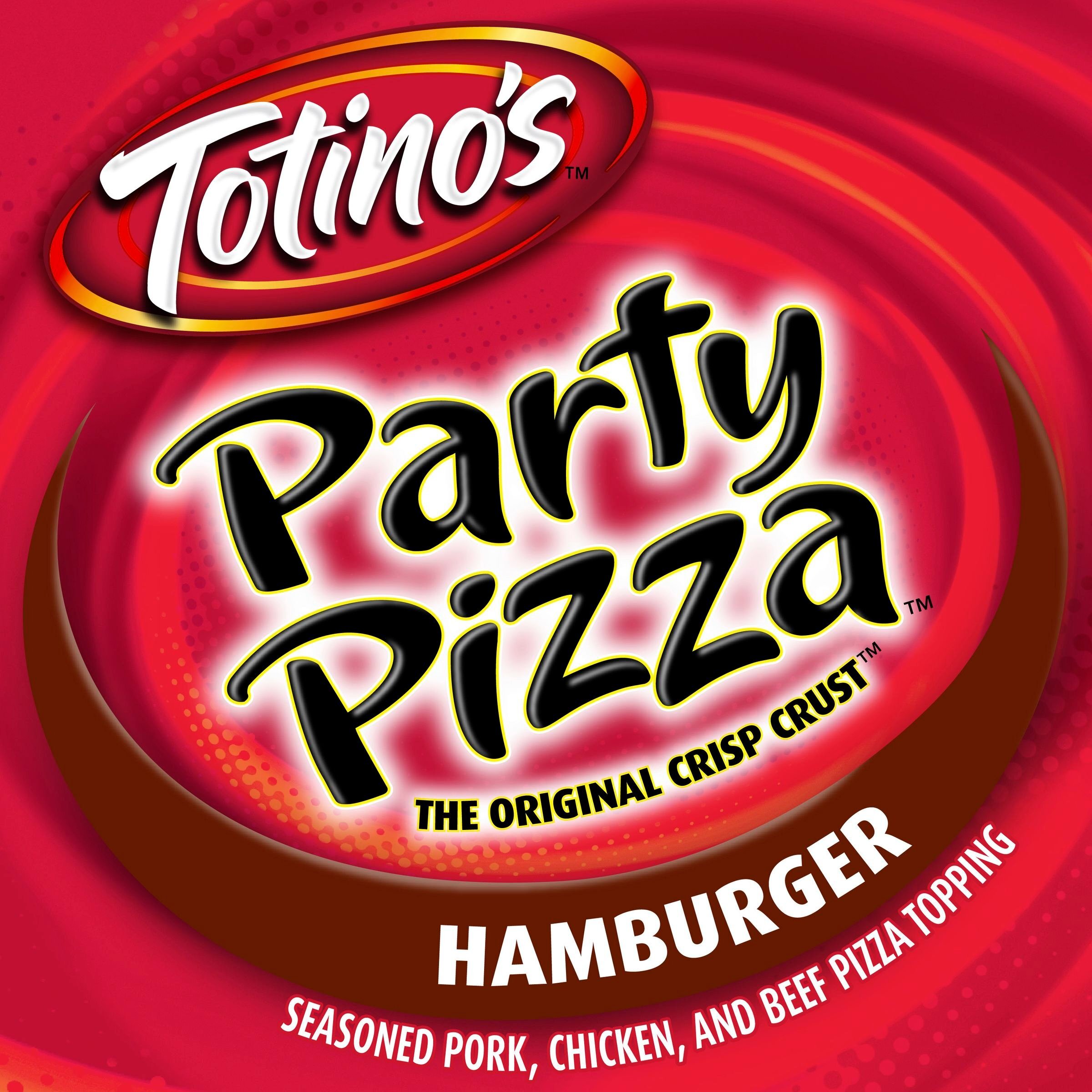 Totino's Party Pizza, Hamburger, Frozen Snacks, 1 Ct, 10.9 oz thumbnail 3