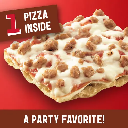 Totino's Party Pizza, Hamburger, Frozen Snacks, 1 Ct, 10.9 oz thumbnail 4