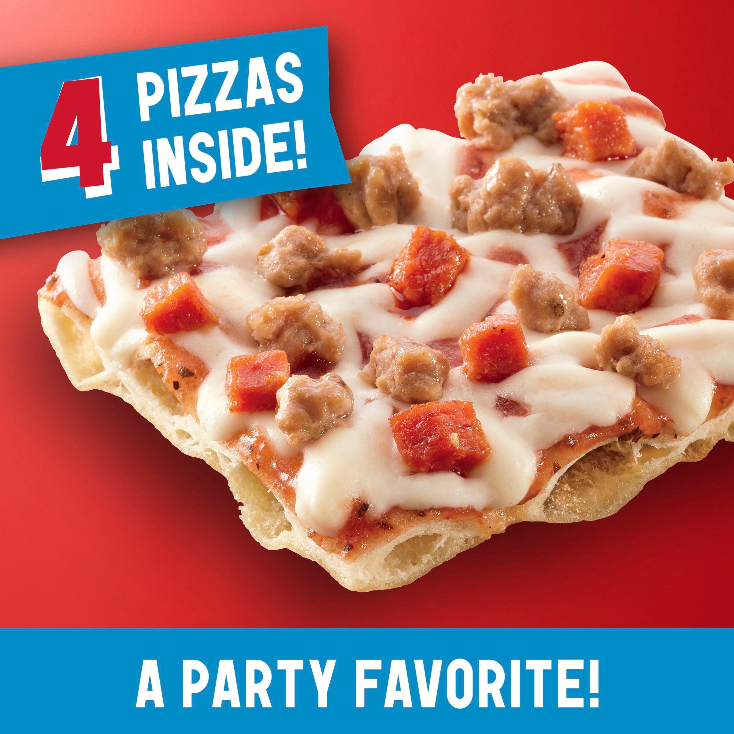 Totino's Party Pizza, Combination, Frozen Snacks, 4 Ct, 42.8 oz thumbnail 4