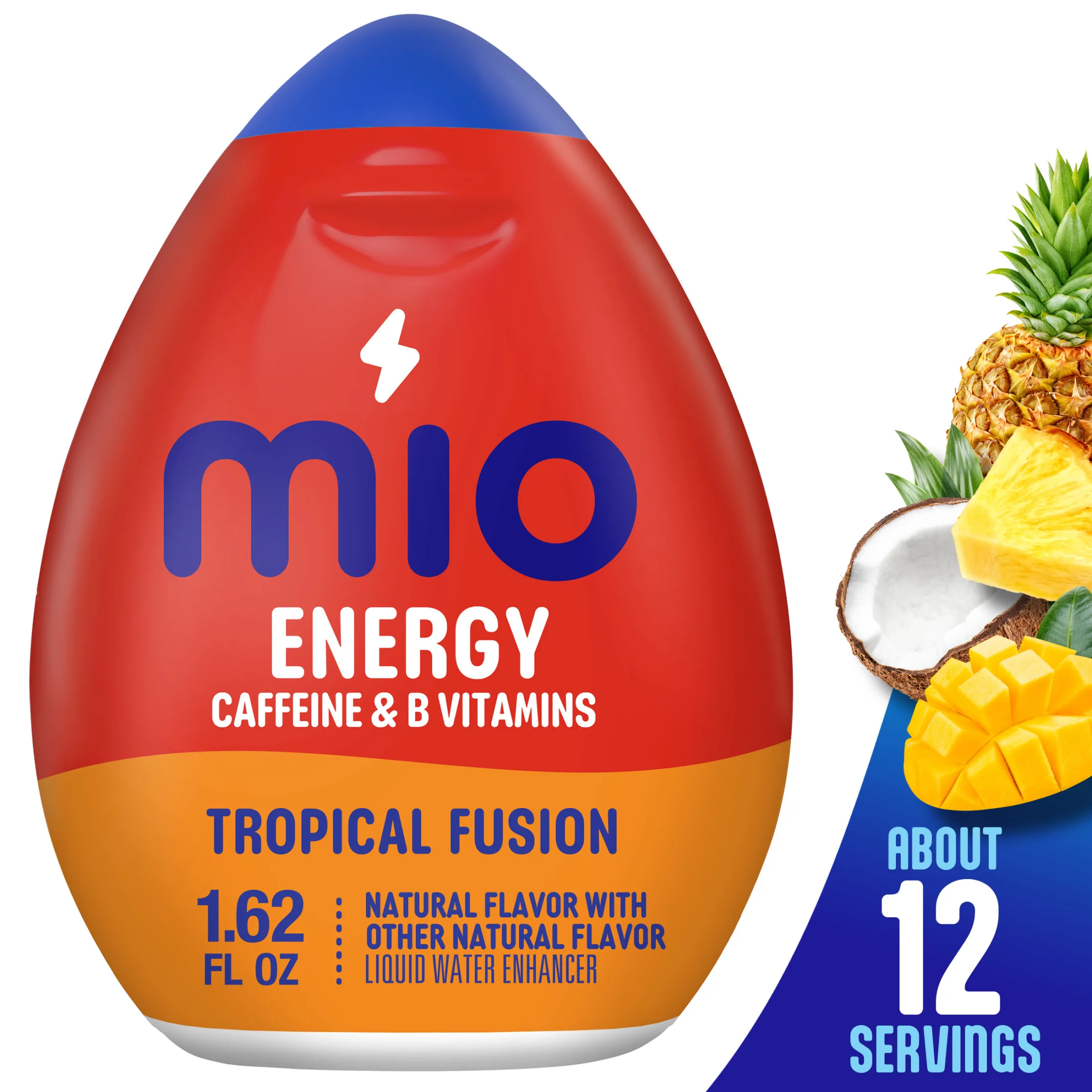 MiO Energy Tropical Fusion Sugar Free Water Enhancer, 1.62 fl oz Bottle