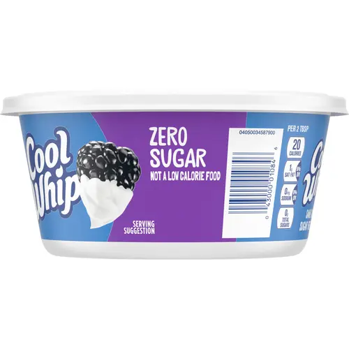 Cool Whip OK Kosher Certification Zero Sugar Whipping Cream Tub, 8 oz thumbnail 3