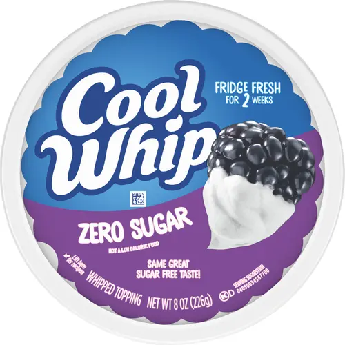 Cool Whip OK Kosher Certification Zero Sugar Whipping Cream Tub, 8 oz thumbnail 4
