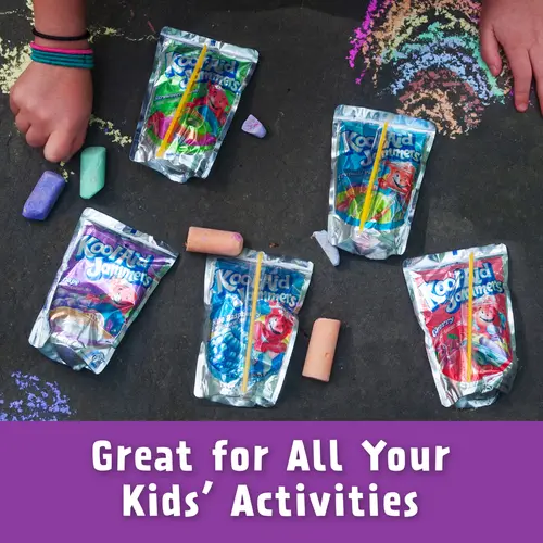 Kool Aid Jammers Grape Kids Drink 0% Juice Box Pouches, 10 Ct Box, 6 fl oz Pouches thumbnail 3