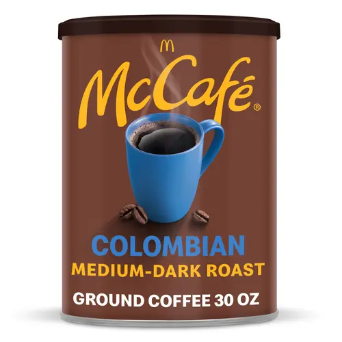 McCafe Colombian, Medium-Dark Roast, Ground Coffee, 30 oz