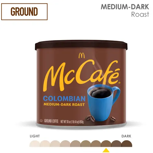 McCafe Colombian, Medium-Dark Roast, Ground Coffee, 30 oz thumbnail 4