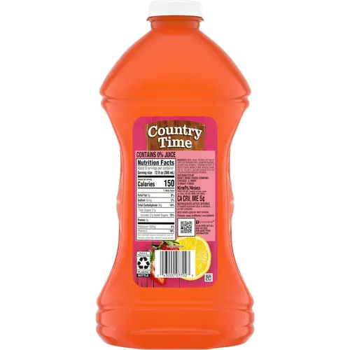 Country Time Strawberry Lemonade Multiserve Kids Drink, 96 fl oz Bottle thumbnail 2