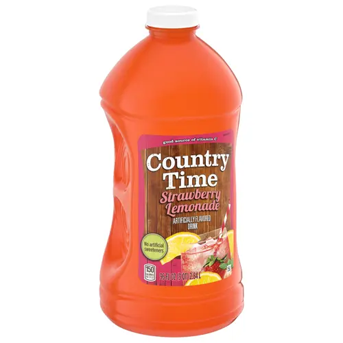 Country Time Strawberry Lemonade Multiserve Kids Drink, 96 fl oz Bottle thumbnail 3
