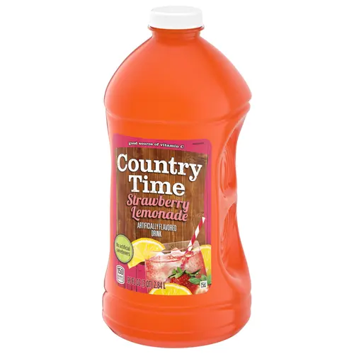 Country Time Strawberry Lemonade Multiserve Kids Drink, 96 fl oz Bottle thumbnail 4