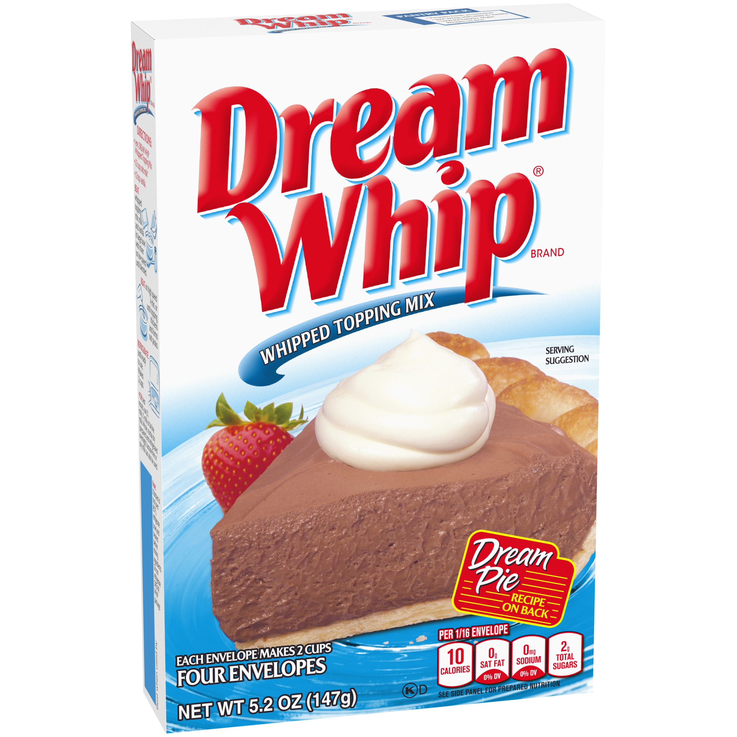 Dream Whip Whipped Topping Mix, 4 ct Packets thumbnail 3