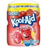 Kool-Aid Sugar-Sweetened Cherry Powdered Soft Drink Mix, 19 oz Canister