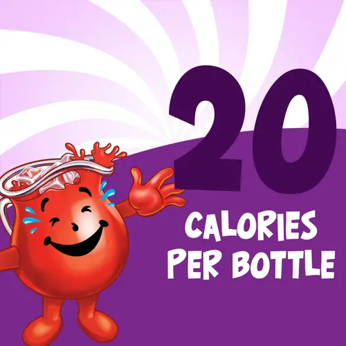 Kool Aid Bursts Grape Kids Drink, 6 ct Pack, 6.75 fl oz Bottles thumbnail 2