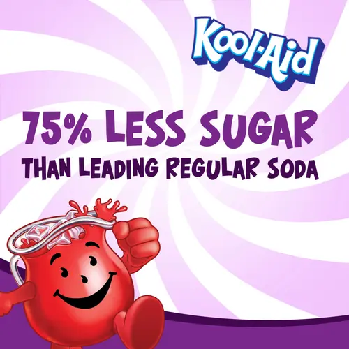 Kool Aid Bursts Grape Kids Drink, 6 ct Pack, 6.75 fl oz Bottles thumbnail 3