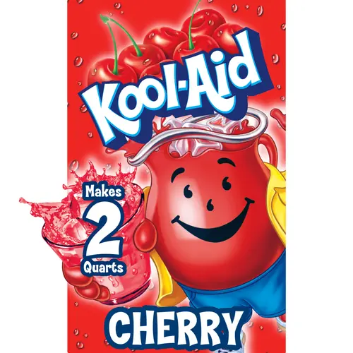 Kool-Aid Unsweetened Cherry Powdered Soft Drink Mix, 0.13 oz Packet