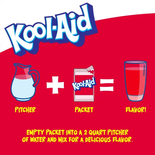 Kool-Aid Unsweetened Cherry Powdered Soft Drink Mix, 0.13 oz Packet thumbnail 4