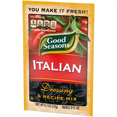 Good Seasons Italian Dressing & Recipe Seasoning Mix, 0.7 oz Packet thumbnail 4