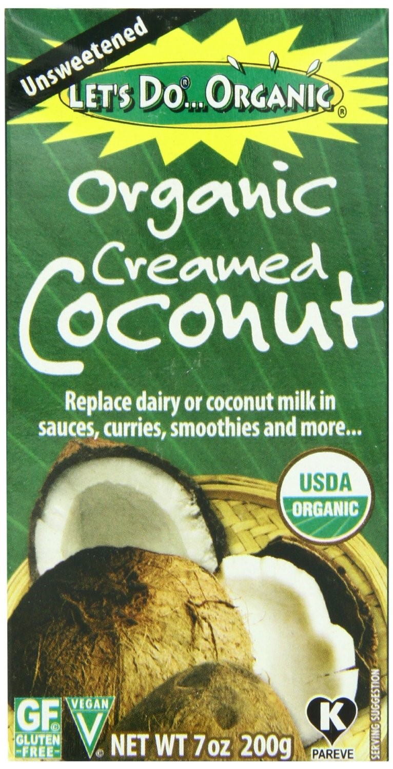Let's Do Organic Creamed Coconut, 7 Ounce