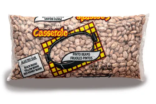 Casserole 1 lb Pinto Beans. Tree Nut-Free and Peanut-Free