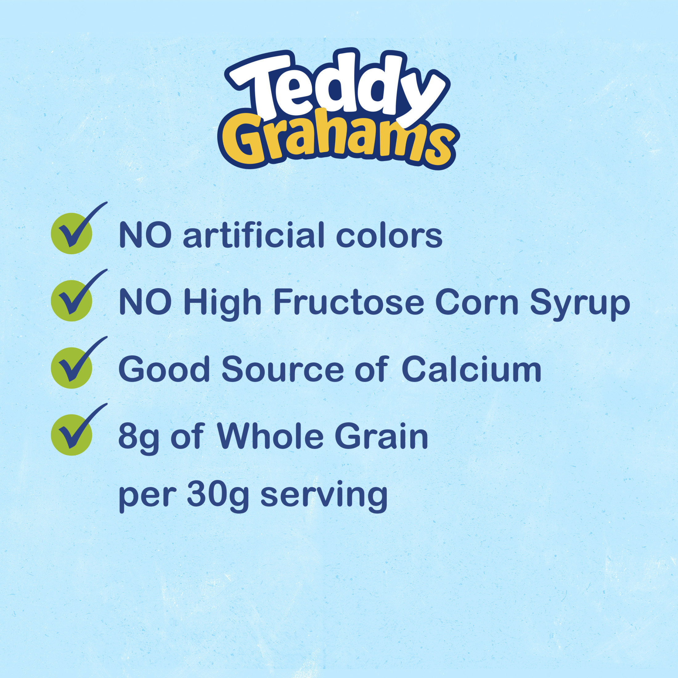TEDDY GRAHAMS Chocolatey Chip Graham Snacks, Kids Snacks, 10 oz thumbnail 4