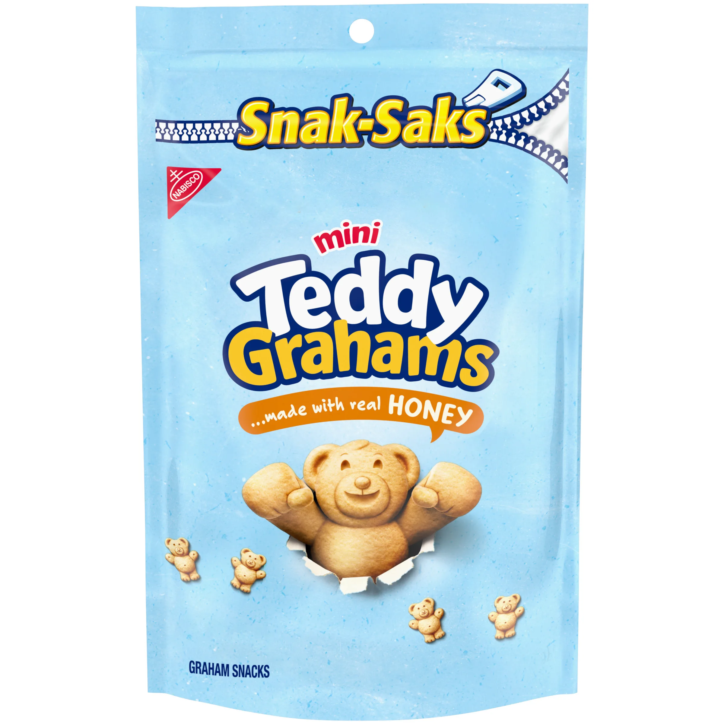 Teddy Grahams Honey Graham Snacks, 8 oz