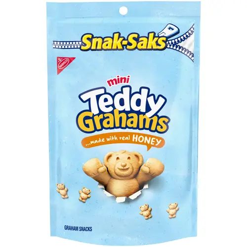 Teddy Grahams Honey Graham Snacks, 8 oz