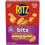 RITZ Bits Peanut Butter Sandwich Crackers, Snacks for Kids and Adults, Lunch Snacks, 8.8 oz