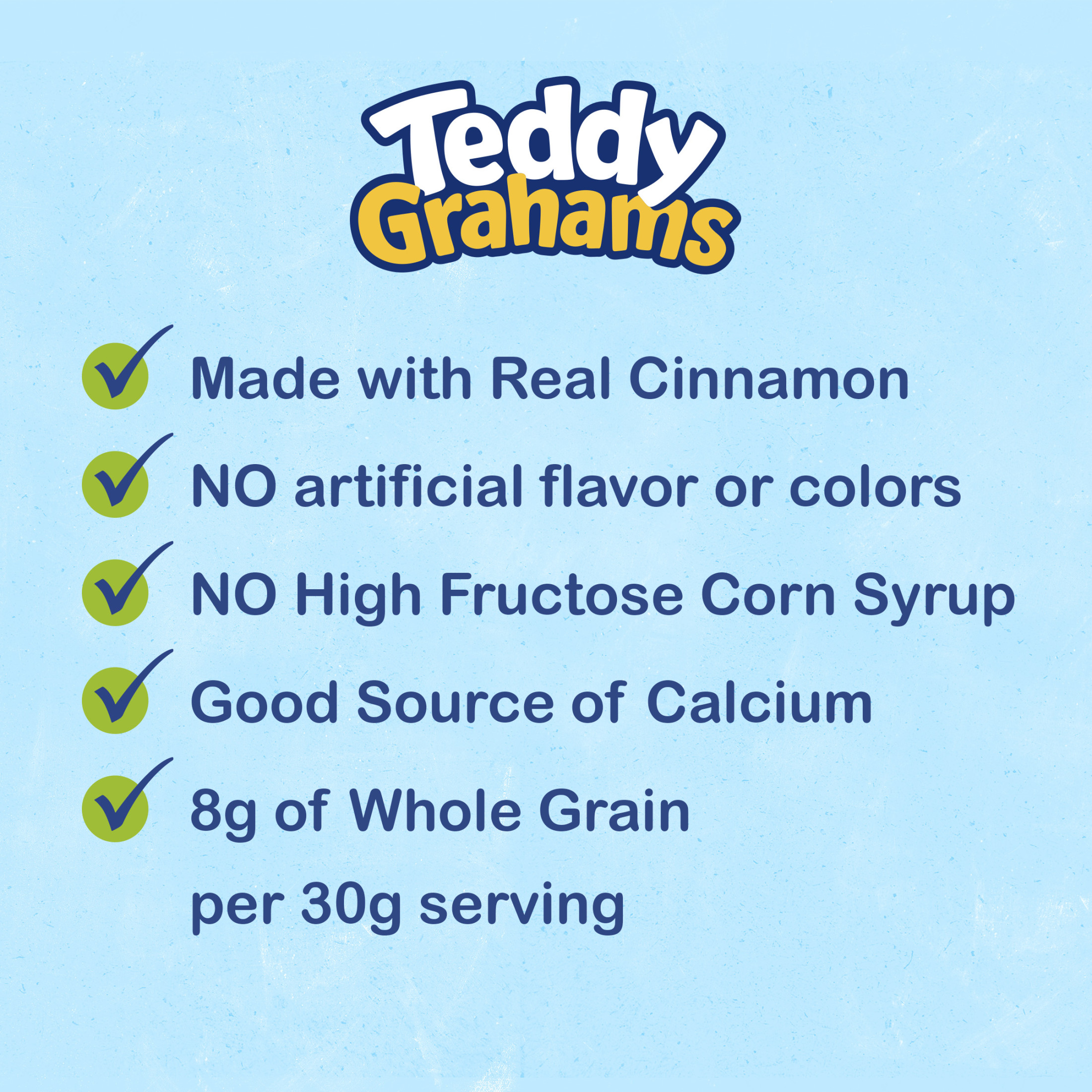 TEDDY GRAHAMS Cinnamon Graham Snacks, Kids Snacks, 10 oz thumbnail 4