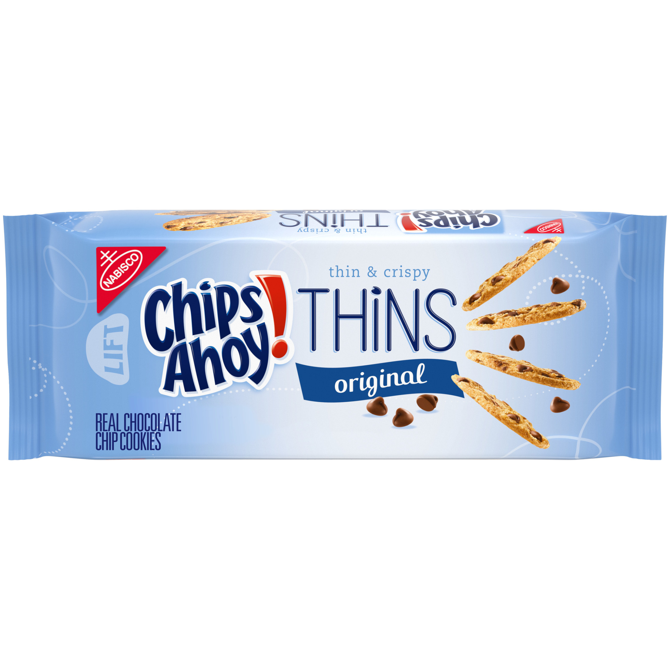CHIPS AHOY! Thins Original Chocolate Chip Cookies, 7 oz